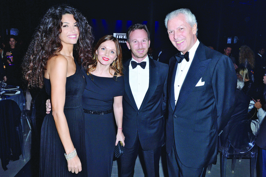 Afef Jnifen;Geri Halliwell;Christian Edward Johnston Horner;Marco Tronchetti Provera
