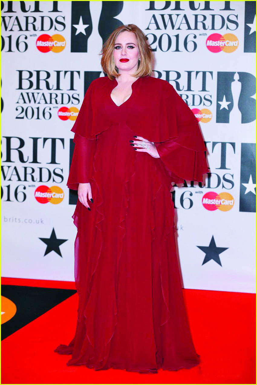 BRIT Awards 2016 - Arrivals Featuring: Adele Where: London, United Kingdom When: 24 Feb 2016 Credit: WENN.com