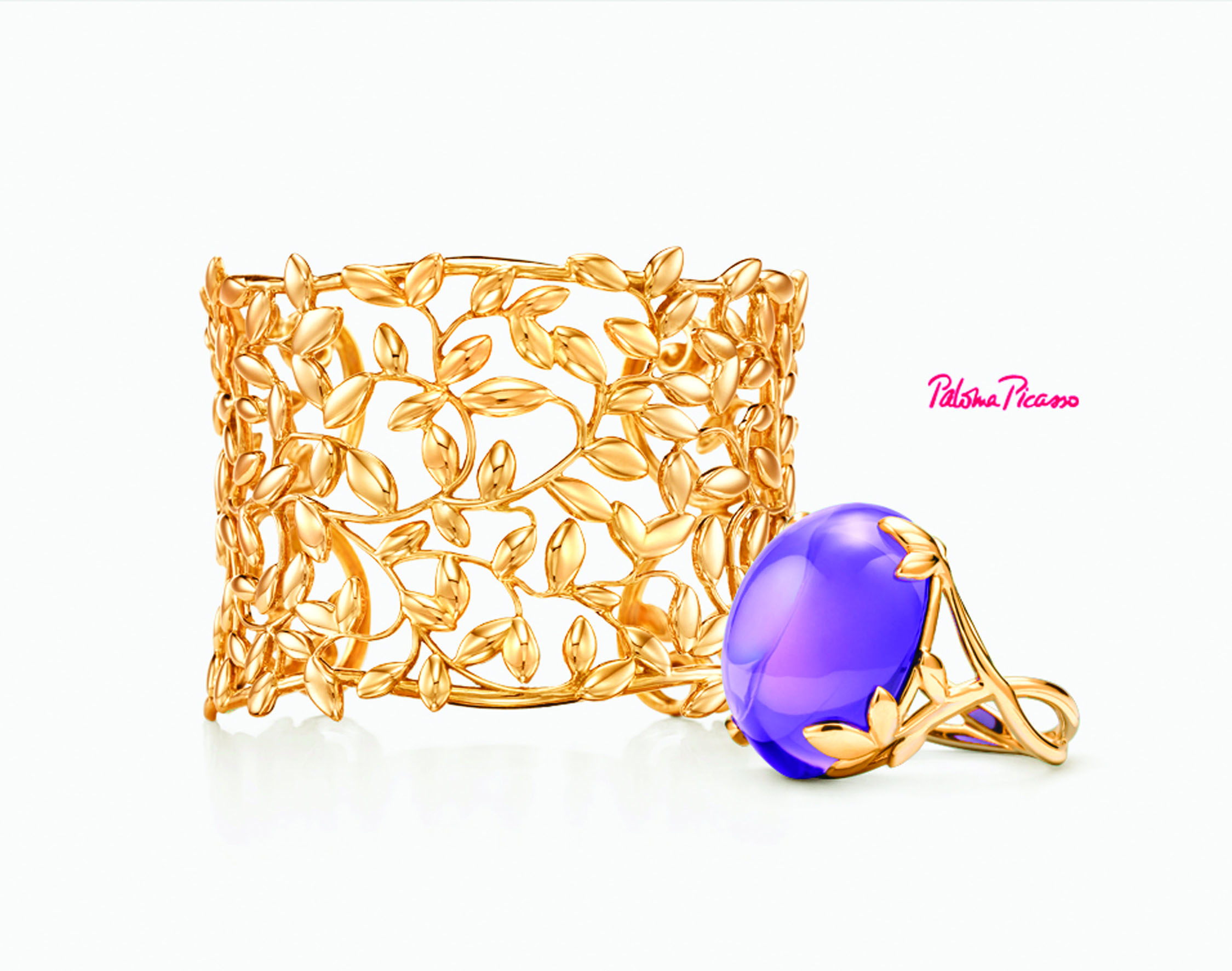 Paloma Picasso Olive Leaf Ring and Cuff