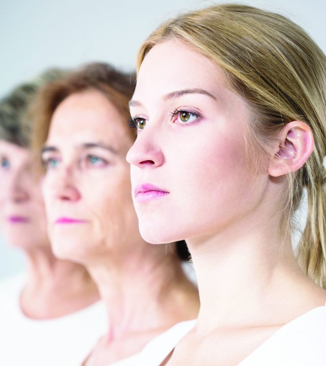56472751 – portrait of three generations family – vertical view