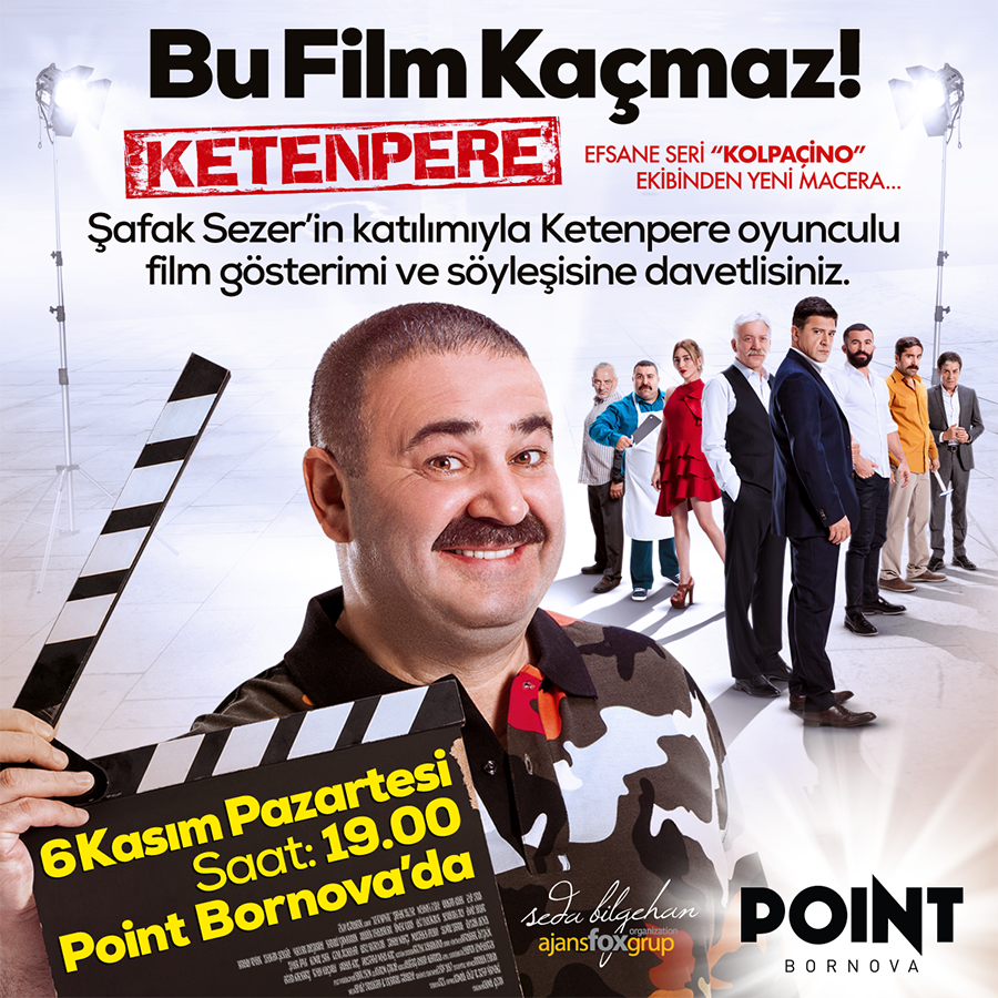 Ketenpere' filminin sevilen oyuncuları Point Bornova’da İzmirlilerle b...