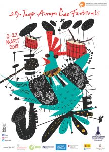 25.İzmir Avrupa Caz Festivali Afişi