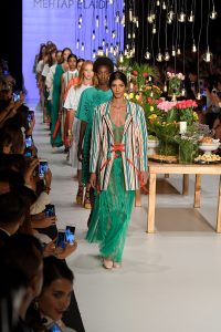ISTANBUL, TURKEY - SEPTEMBER 13: Models walk the runway during Finale at the Mehtap Elaidi show during Mercedes-Benz Istanbul Fashion Week September 2017 at Zorlu Center on September 13, 2017 in Istanbul, Turkey. (Photo by Victor Boyko/Getty Images for IMG)