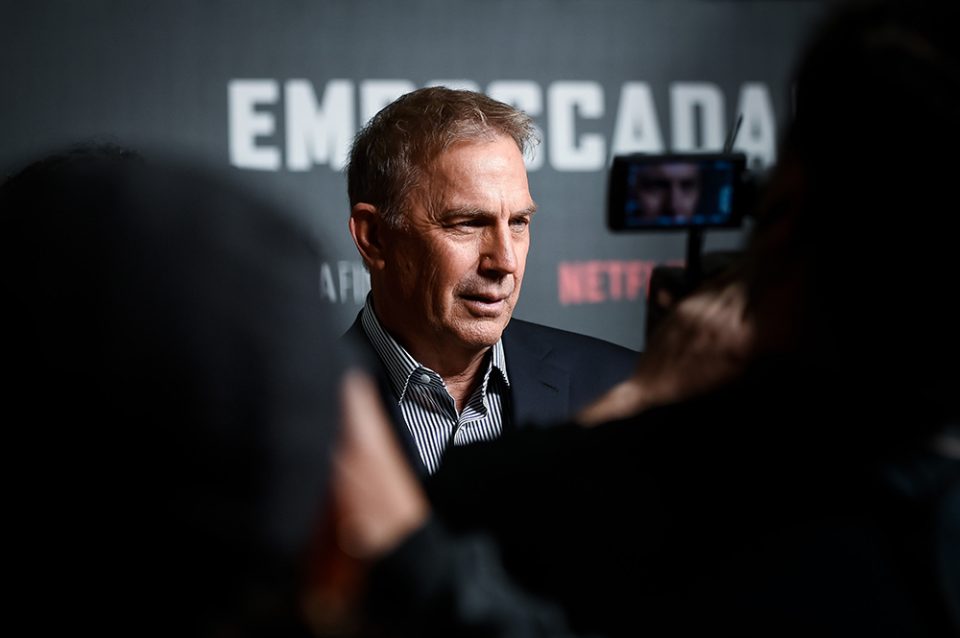 MADRID, SPAIN - MARCH 25: Actor Kevin Costner attends the 'Highwaymen' film by Netflix premiere at the Cine Capitol on March 25, 2019 in Madrid, Spain. (Photo by Samuel de Roman/Getty Images for Netflix)